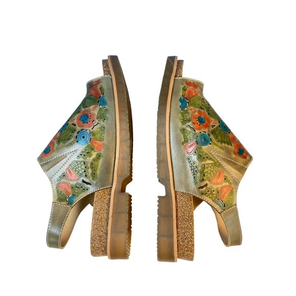 New L'Artiste By Spring Step Samya Toe Loop Sandal in Grey Multi W's EU 40 - Picture 9 of 17